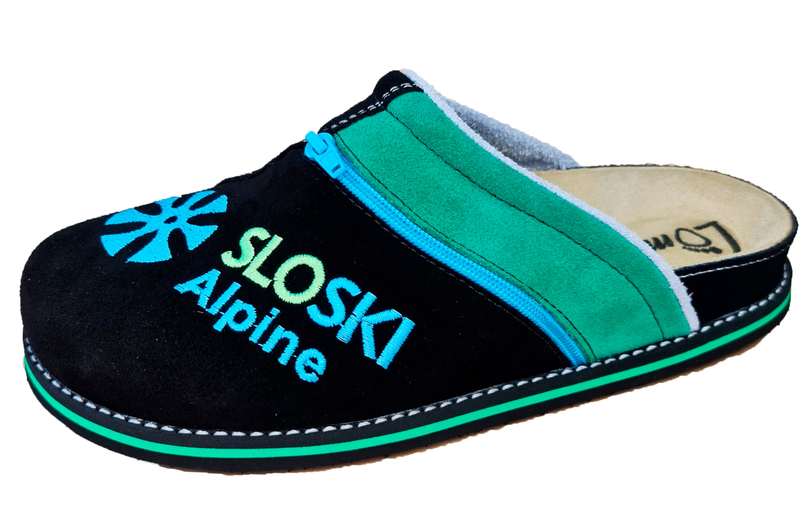SLOSKI 3052 - Black/Green