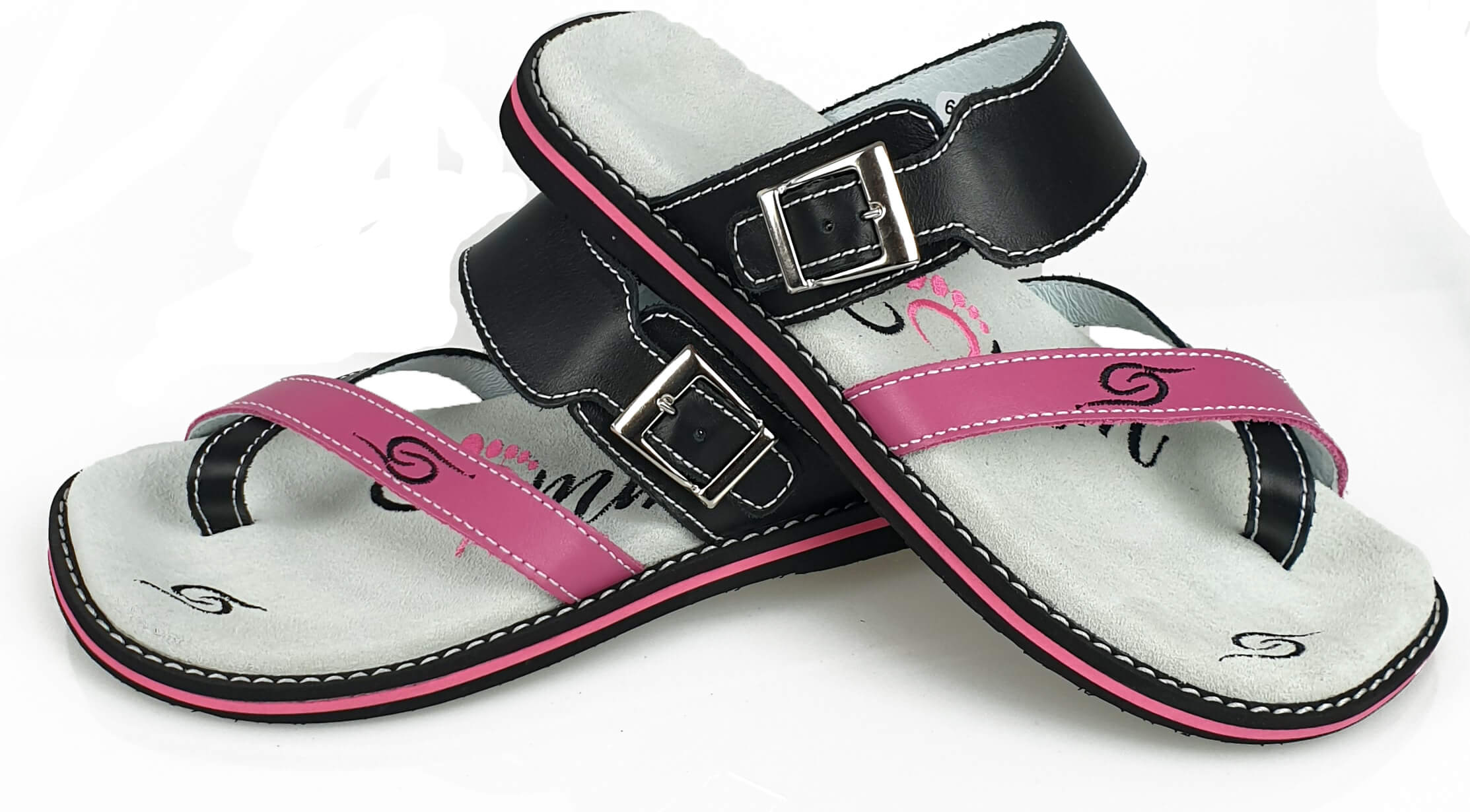Flip Flops 4054 - Black/Pink