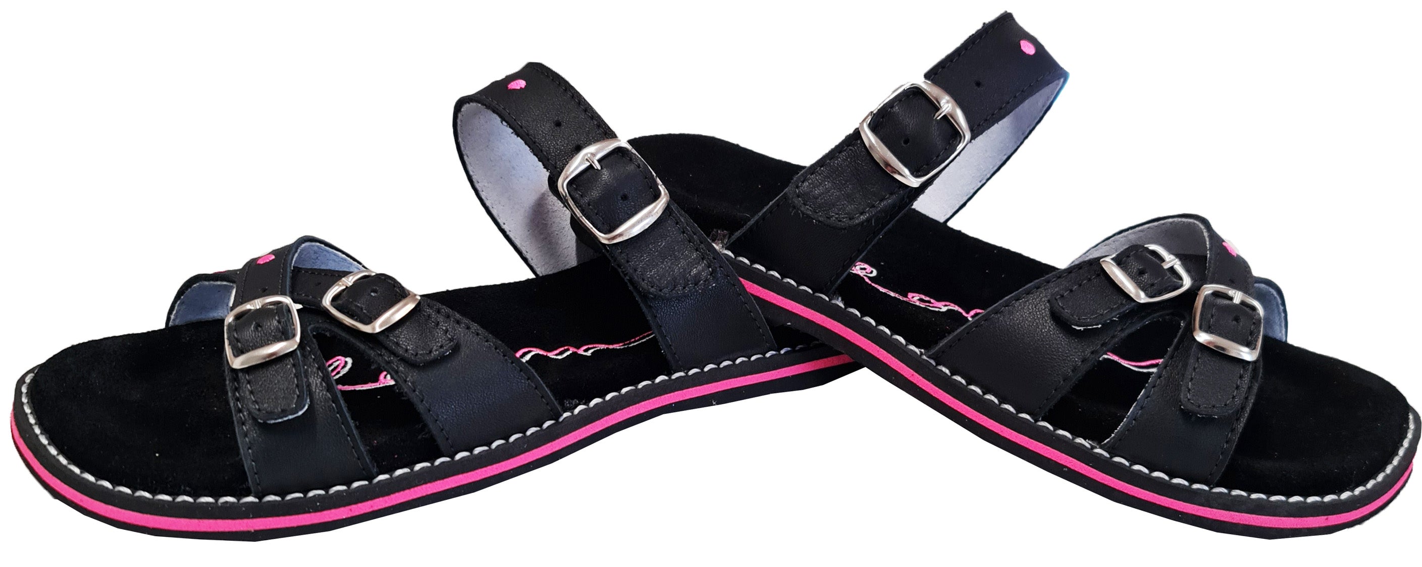 Flip Flops 4062 - Black/Pink 
